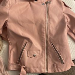 Pink Leather Jacket Great Quality Forever 21 
