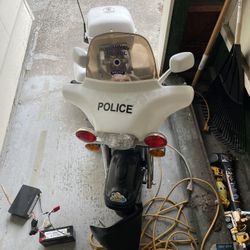 Kids Police Bike (needs Batteries)