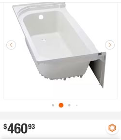 Accord 60.25 in x 31.25 in Rectangular Soaking Bathtub with Right Drain in White