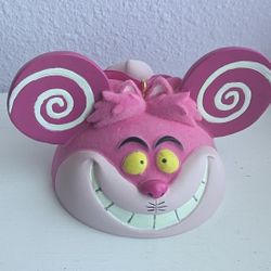 Cheshire Cat Flocked Disney Holiday Ornament 