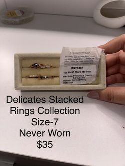 Bomb Party Delicate Ring Stack