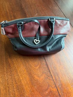 Brighton Two-Tone Leather Handbag