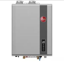 Rheem Performance Platinum 9.5 GPM Smart Super High Efficiency Indoor or Outdoor Natural Gas Tankless Water Heater. New