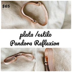 Pulsera Pandora De Plata / Sterling Silver 