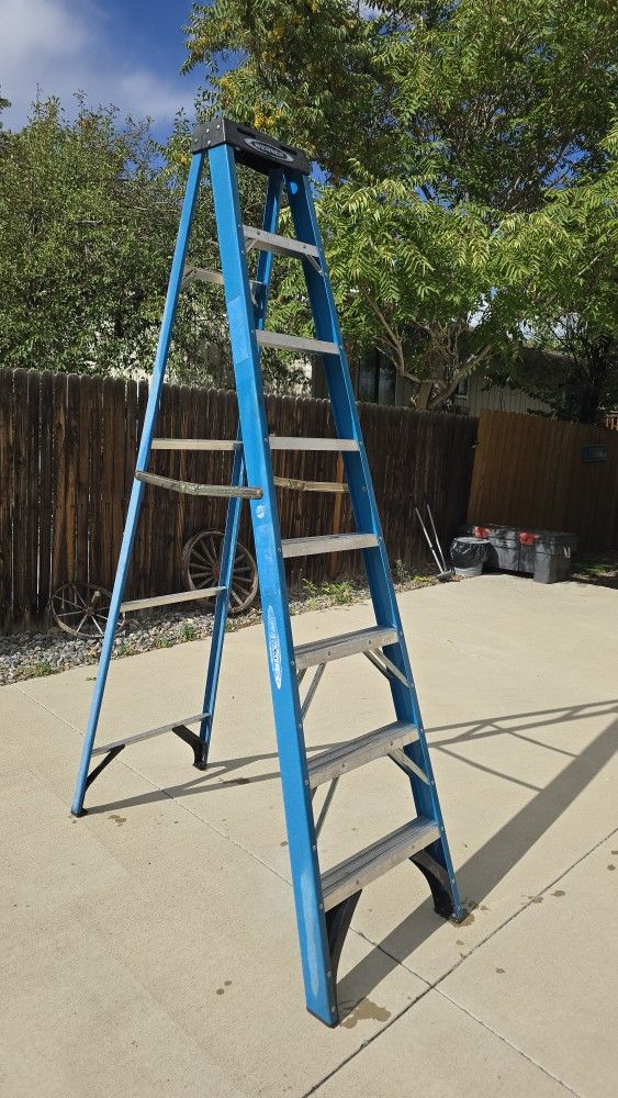 WERNER 8 FOOT LADDER 