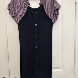 Maeve / Anthropologie Ribbed Dress - XL