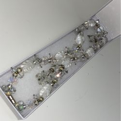 Beautiful Rhinestone Necklace Free Earings