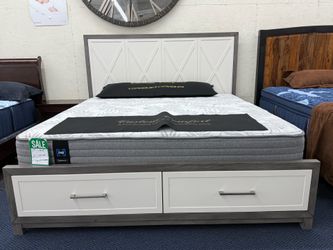 King Storage Bed 