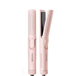 Wavytalk Cool Curl Airflow Styler, 2 in 1 Flat Iron and Curling Iron