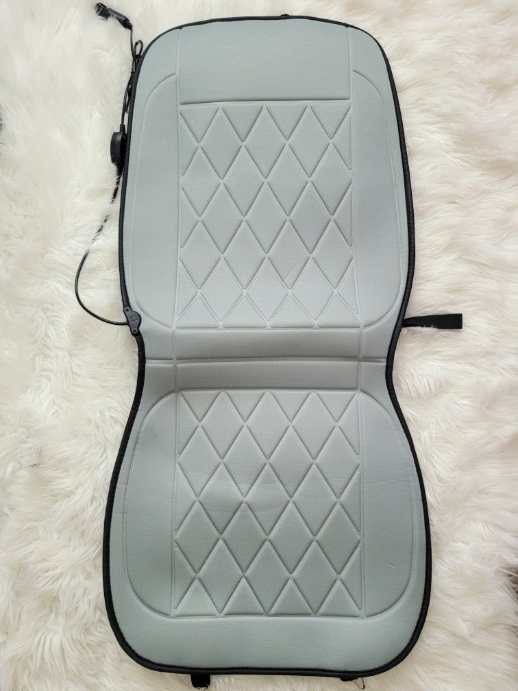 Gray Car Seat Cushion. Something I Ordered But Didn't Use.