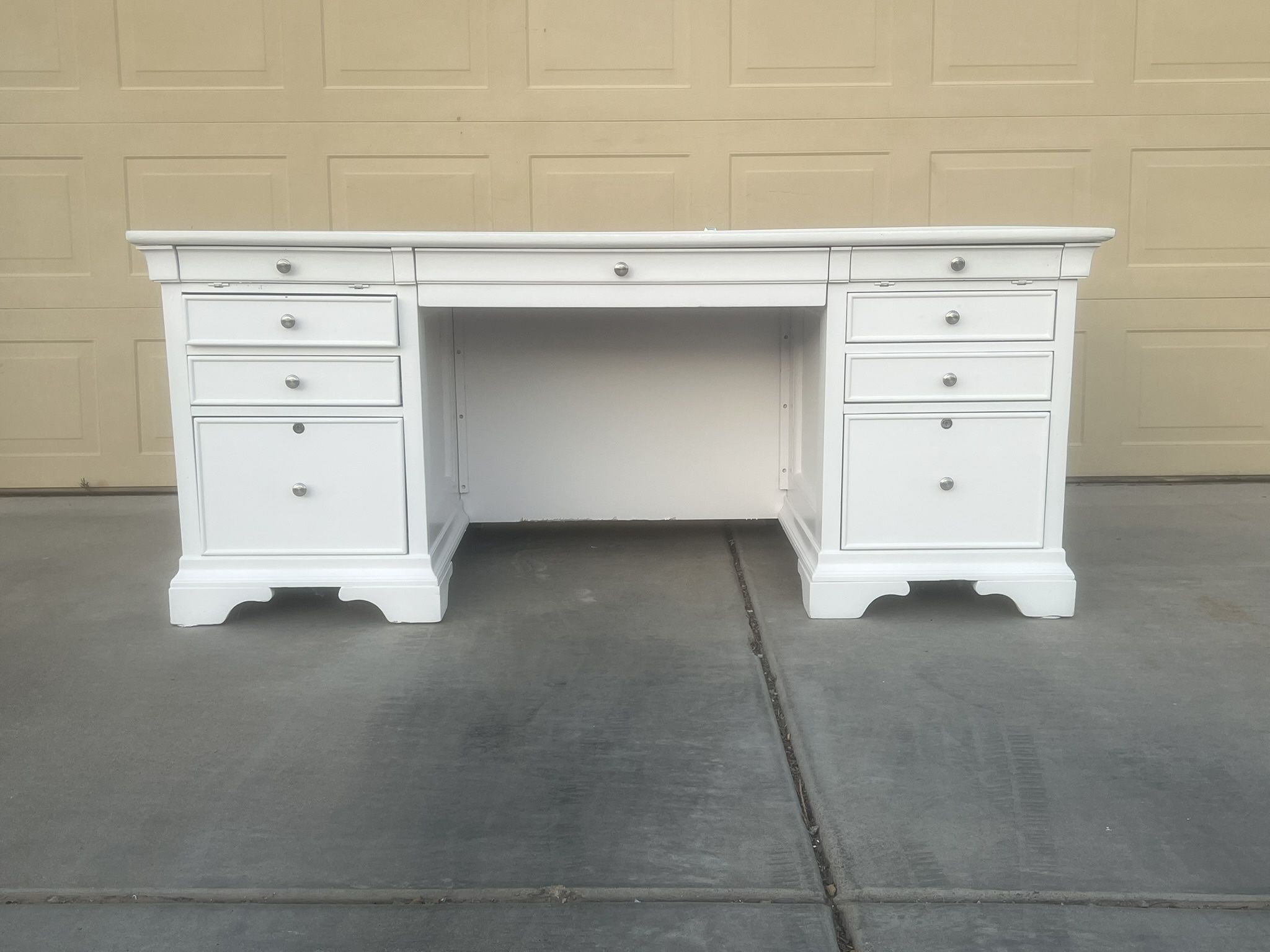Beautiful Executive White Desk