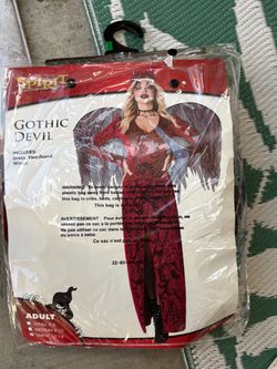 Spirit Gothic Devil Halloween Costume Adult Large