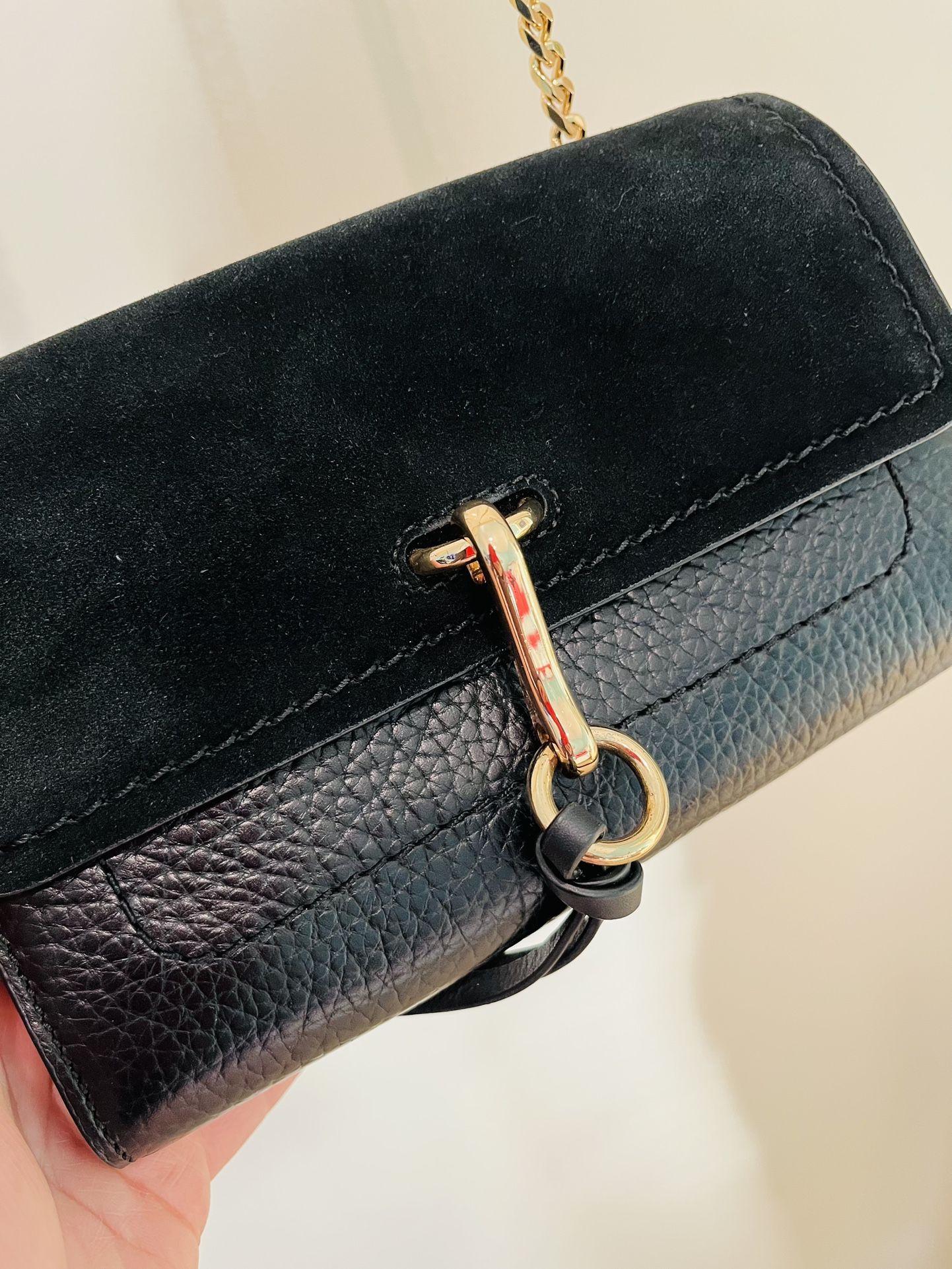 Vince Camuto Black Leather Crossbody