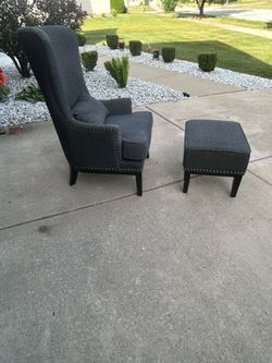 Chair and ottoman