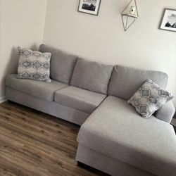Gray Couch Sectional