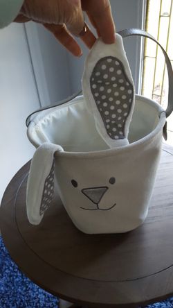 Canvas rabbit tote