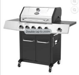 5-Burner Gas Grill with side burner