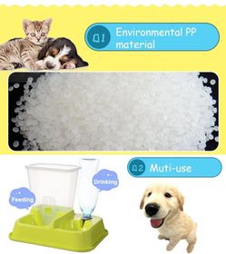 Pet Dog Cat Automatic Pet Feeder Drinker Dispenser Food WaterBowl