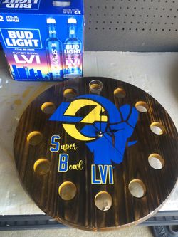 Rams Shot Holder /clock