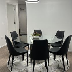 Dining Table With 6 Chairs 