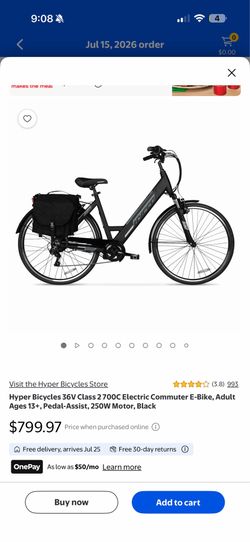 Hyper 700C E-Ride City Electric Commuter Bike - Brand New in Box