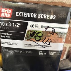 Exterior Screws 3 1/2