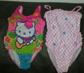 Girls size 4 swimsuits