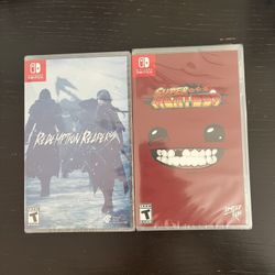 NEW - Nintendo Switch Games - Super Meat Boy, Redemption Reapers 