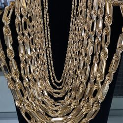 14k Italian Milano Chains, New Arrival