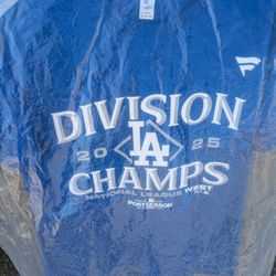 Dodgers NL West Division Champions Shirts