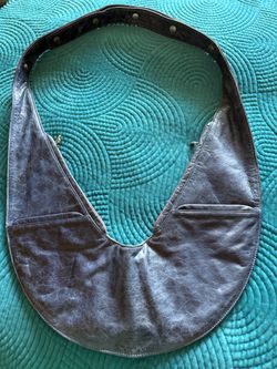 Reversible Chianti / Deep Ocean Leather Sash bag