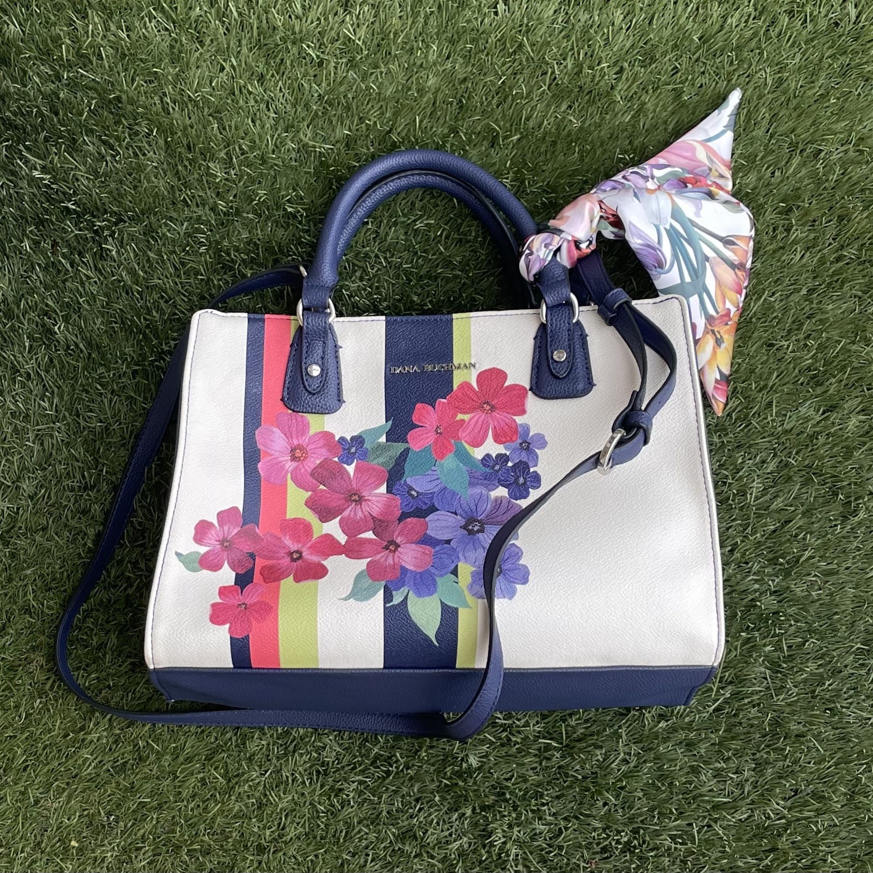 Dana buchman floral purse clearance