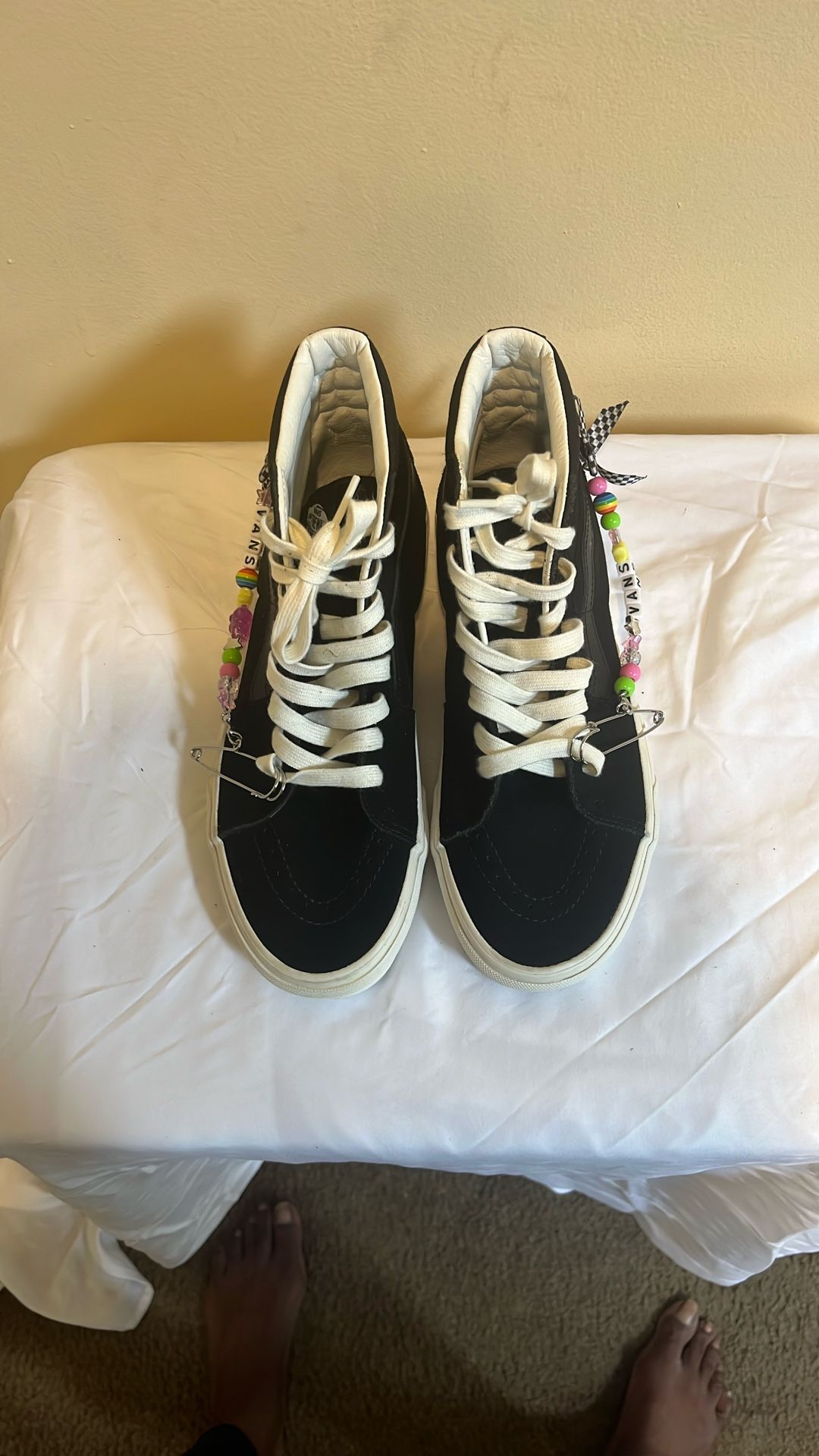 Vans Sk8 Hi Vansware Women's 8 Black Beads Shoes