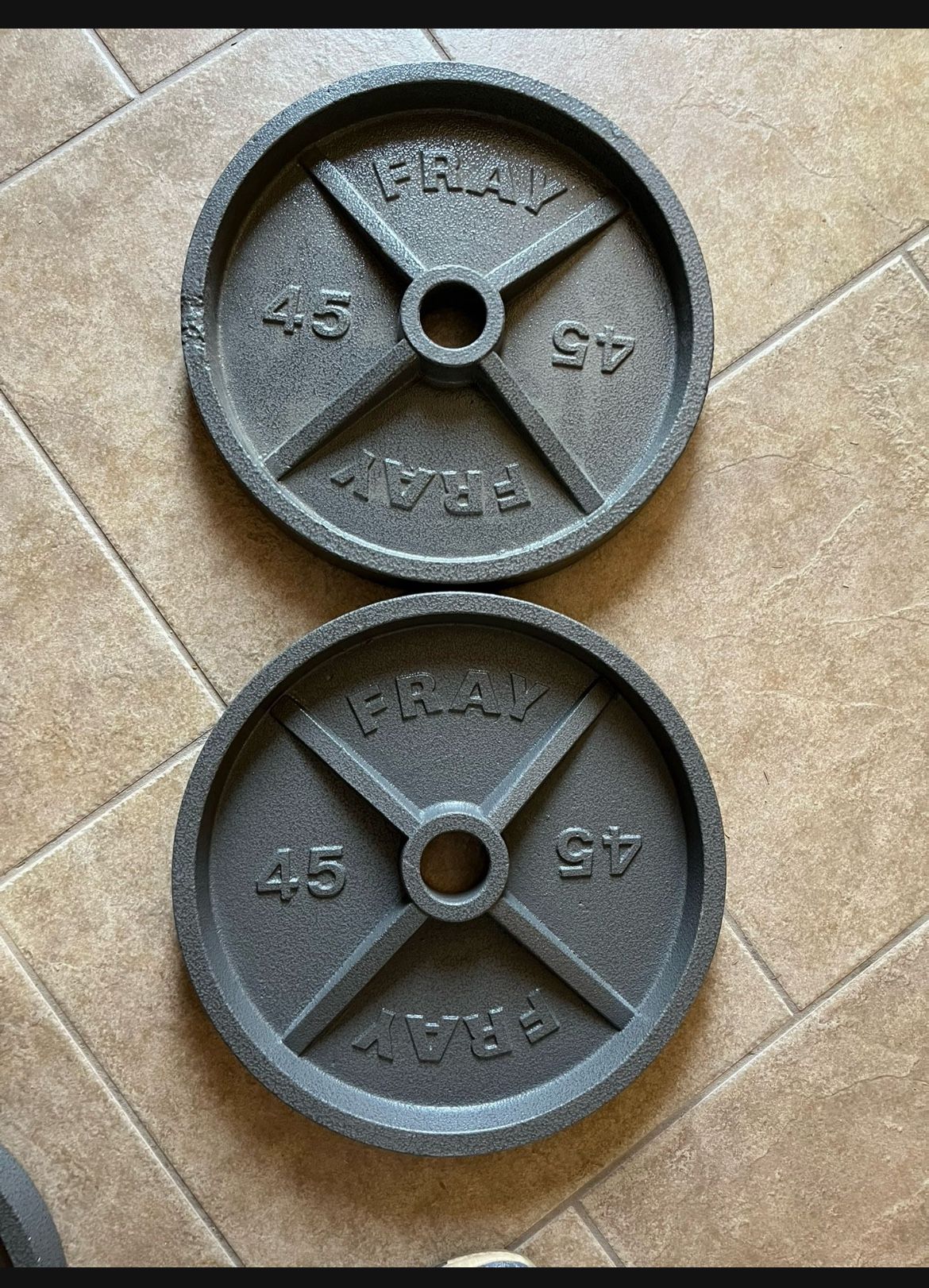 45lb Olympic Weight Plate Set