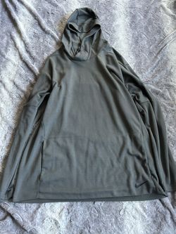 Nike HYPER Dry Pullover Hoodie Jacket Gray size large Euc 