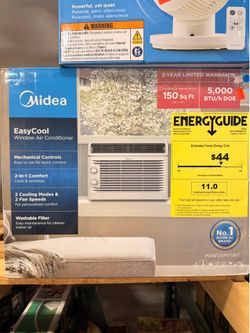 Midea 5,000 BTU Easy Cool Window Air Conditioner *Used Like New*