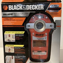 Black & Decker Bulls Eye Auto-Leveling Laser W/Stud Finder Sensor +Case for  Sale in Glenville, NY - OfferUp
