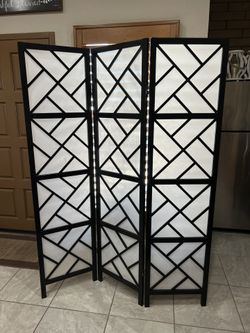3 Panel Foldable Room Divider