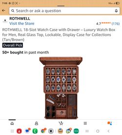 18 slot watch organizer