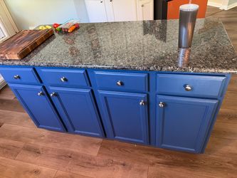 Custom Kitchen Island / Cabinet — Granite Countertop