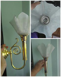 Partylight tealight holder. Wall decoration.