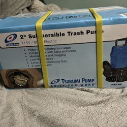 2” submersible trash pump
