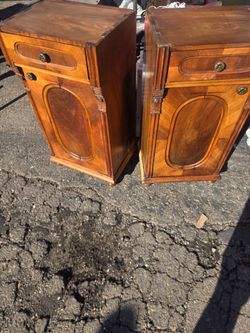 Antique nightstands