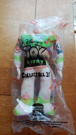 NEW UNOPENED BUZZ LIGHTYEAR BURGER KING TOY