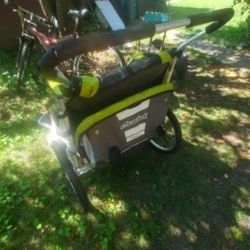 Was $399 New Still Like New Chariot Aluminum Bicycle 🚲 Bike Cart Trailer Rickshaw 