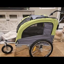 2 In 1 Pet Trailer and Push Stroller