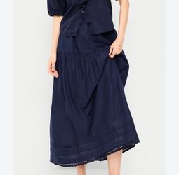 Old Navy maxi skirt navy blue
