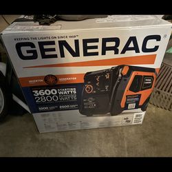 Generac generator.   New in box