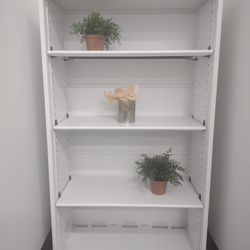 White Metal Book Shelf 