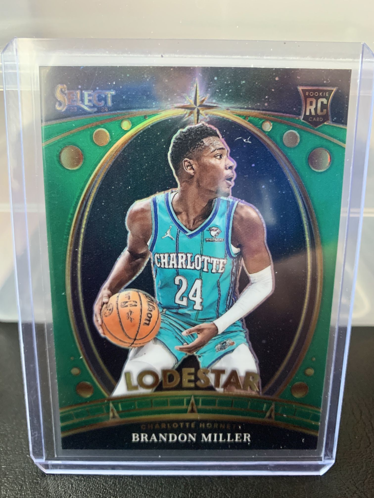 Brandon Miller Rc Green Lodestar NBA Select Prizm 